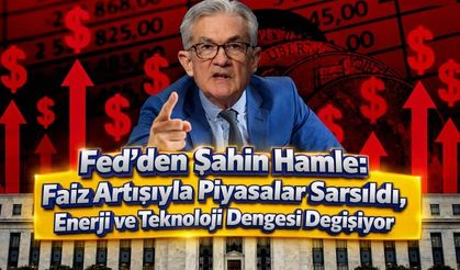 Fed’den Şahin Hamle: Faiz Artışıyla Piyasalar Sarsıldı, Enerji ve Teknoloji Dengesi Değişiyor