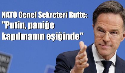 NATO Genel Sekreteri Rutte: "Putin, paniğe kapılmanın eşiğinde"