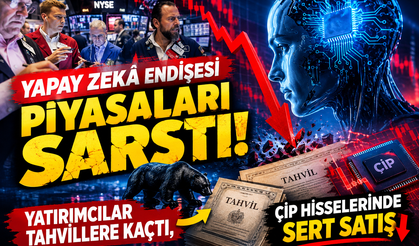 Yapay Zekâ Endişesi Piyasaları Sarstı: Yatırımcılar Tahvillere Kaçtı, Çip Hisselerinde Sert Satış