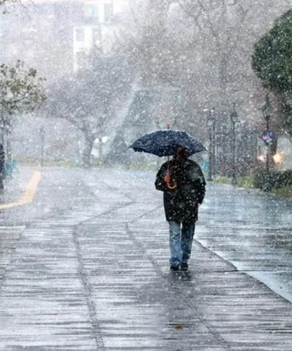 İstanbul’da kar yağışı kısmen yaşandı