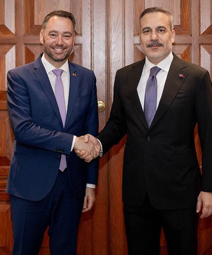 Bakan Fidan, Belçikalı mevkidaşı Prevot ile bir araya geldi