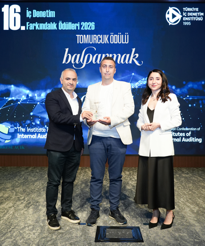 Balparmak, iç denetim alanındaki dönüşümüyle 2026 Türkiye İç Denetim Enstitüsü Tomurcuk Ödülü’nün sahibi oldu