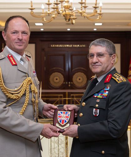 Genelkurmay Başkanı Bayraktaroğlu, Birleşik Krallık Kara Kuvvetleri Komutanı Orgeneral Walker’i kabul etti