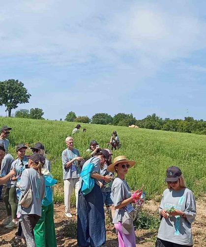 Ruslar, Gözler’de kekik hasadı yaptı
