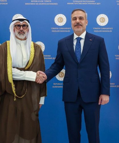 Bakan Fidan, Kuveytli mevkidaşı ile bir araya geldi