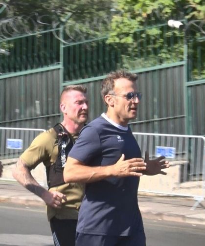Fransa Cumhurbaşkanı Macron, Ankara’da sabah koşusu yaptı