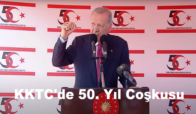 KKTC'de 50. Yıl Coşkusu