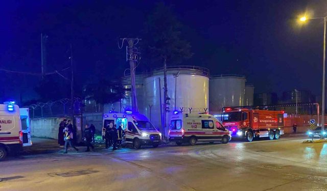 Aytemiz Petrol’ün dolum tesisinde yangın: 4 işçi yaralandı