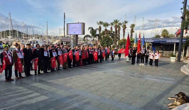 Bodrum’da Sarıkamış Şehitleri yürüyüşü