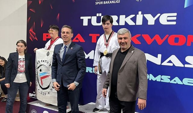 Malatya’nın özel sporcularından Para Pumse Tekvando Türkiye Şampiyonası’nda derece