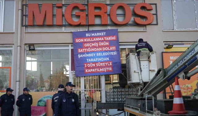 Tarihi geçmiş ürün satan ve fahiş fiyat uygulan Migros market 3 gün kapatıldı