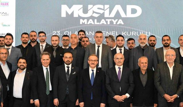 Yunus Akçin, MÜSİAD Malatya şube başkanlığına yeniden seçildi