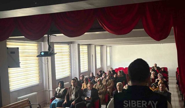 Ağrı’da siber suçlara karşı farkındalık eğitimi verildi