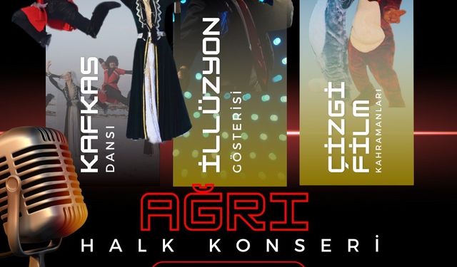 Ağrılılar  ’Halk Konseri’nde bir araya gelecek