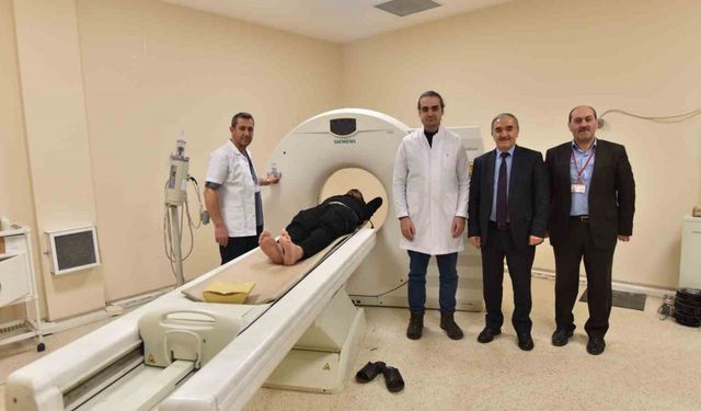 Ahlat Devlet Hastanesine yeni bilgisayarlı tomografi cihazı kazandırıldı