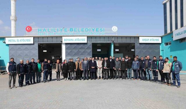 Başkan Canpolat, atölyeler şefliğindeki çalışmaları inceledi