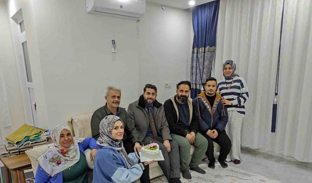 Batman’da şehit babasına sürpriz doğum günü pastası