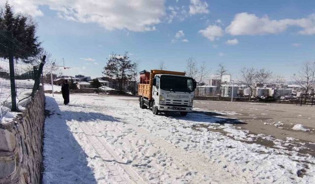 Battalgazi’de kar yağışına karşı erken müdahale