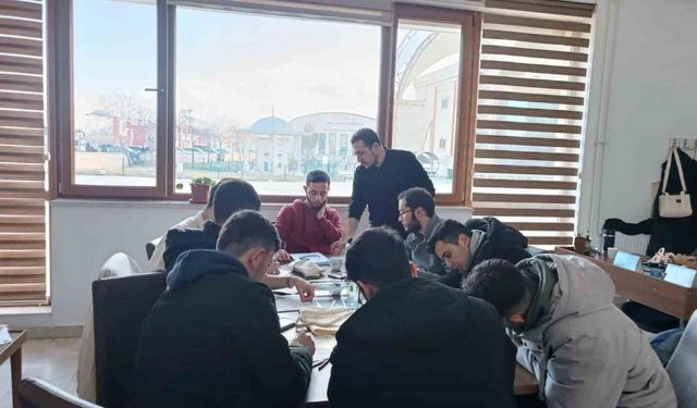 Bez çanta baskı atölyesi yapıldı