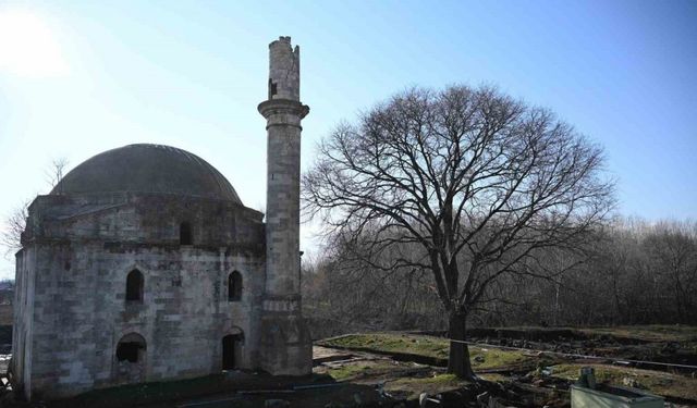 Edirne’de Evliya Kasım Paşa Camisi’nde restorasyon çalışmaları sürüyor
