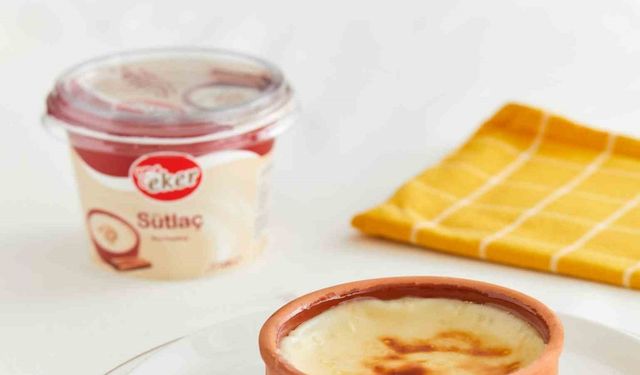 Eker, sütlü tatlılarını Ramazan ayında tüketicilere sunuyor