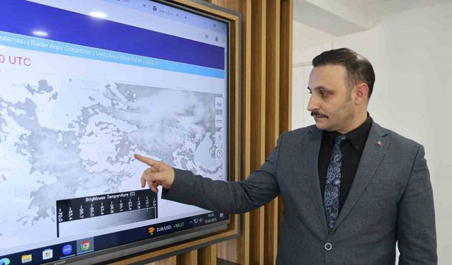Elazığ Meteoroloji Teknik Şube Müdürü Öztürk: ’’Hava sıcaklıkları perşembe itibarıyla mevsim normallerine dönecek’’