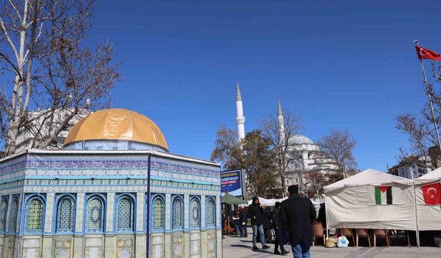 Elazığ’da Kubbetüs Sahra maketi kuruldu