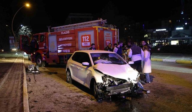 Elazığ’da trafik kazası: 5 yaralı
