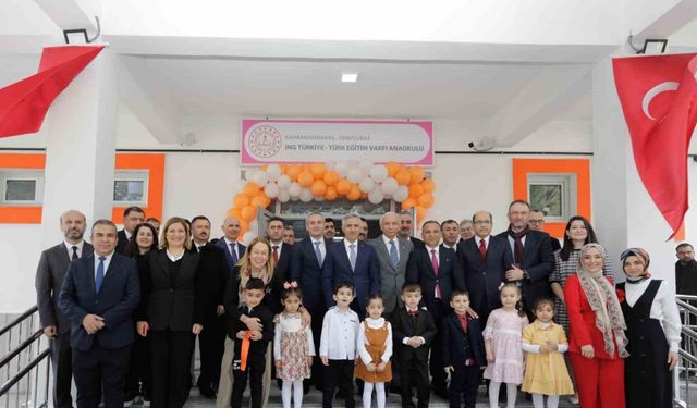 Eşit gelecek için Kahramanmaraş’ta ING Türkiye-TEV Anaokulu açıldı