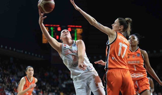 FIBA Kadınlar Euroleague: ÇBK Mersin: 92 - Valencia Basket: 77