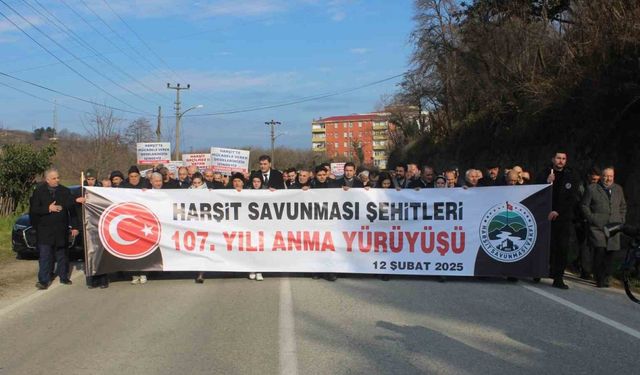 Giresun’da Harşit Zaferi’nin 107. yıldönümü kutlamaları