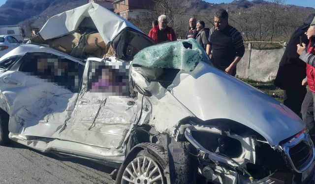 Giresun’da trafik kazası: 3 ölü, 1 yaralı