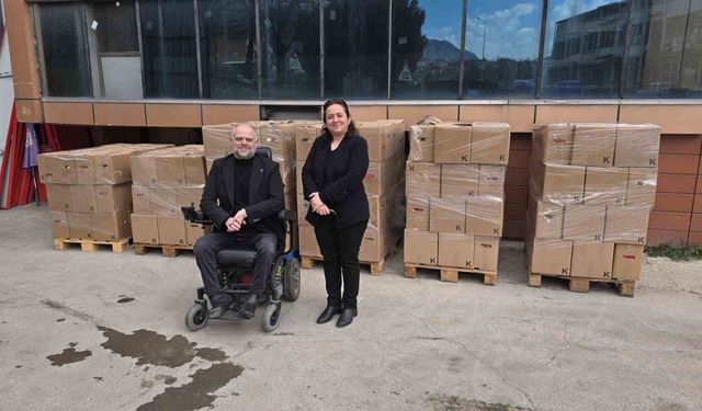 ‘Gönüllerde dua, sofralarda aş olmak için’ 350 hanenin yardım kolilerini SYDV’ye teslim ettiler