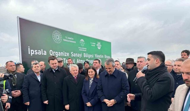İpsala OSB yönetim binasının temeli atıldı