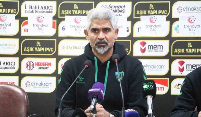 İsmet Taşdemir: "İnşallah bir sonraki maçta telafi edip yolumuza devam ederiz"