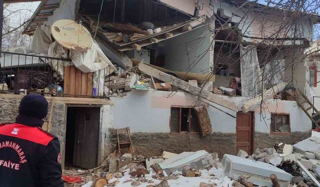 Kahramanmaraş’ta tüp patlaması