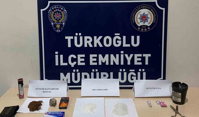 Kahramanmaraş’ta uyuşturucuya 3 tutuklama