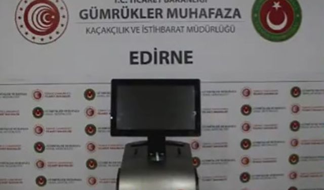 Kapıkule’de lazer epilasyon cihazı ele geçirildi