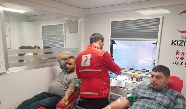 Karapınar’da Kızılay tarafından kan bağışı kampanyası düzenlendi