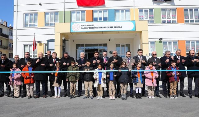 Karatay’a 59 milyonluk yeni okul kazandırıldı