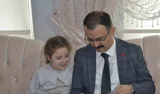 Kaymakam Ateş, öğrencilerin misafiri oldu