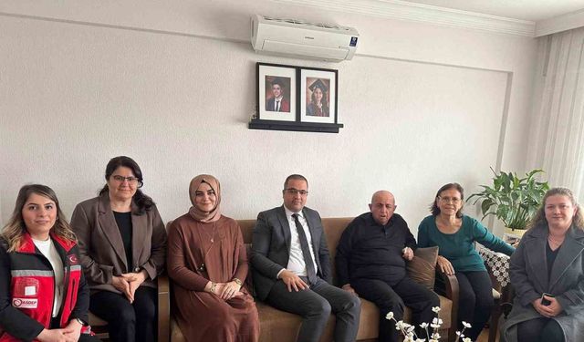 Kaymakam Dalak’tan Şehit ailesi ve Kıbrıs Gazisine ziyaret