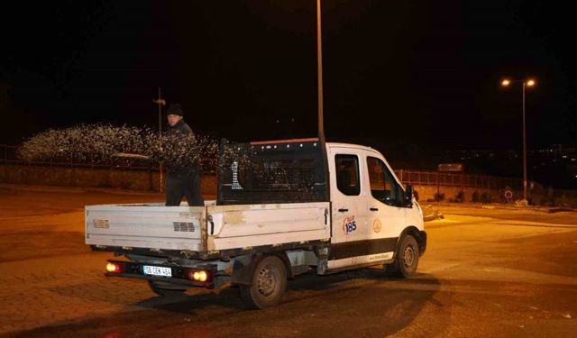 Kırıkkale’de güvenli ulaşım için tuzlama ve solisyon çalışmaları yapıldı