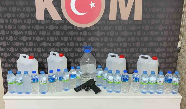Kırıkkale’de kaçak içki ve silah operasyonu: 1 gözaltı