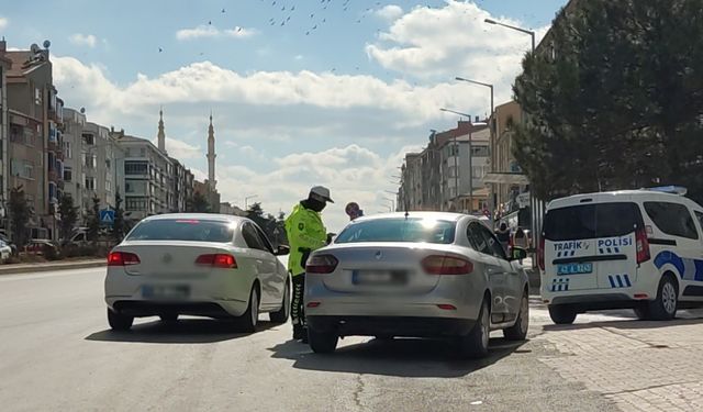 Kulu’da dron destekli trafik denetimleri