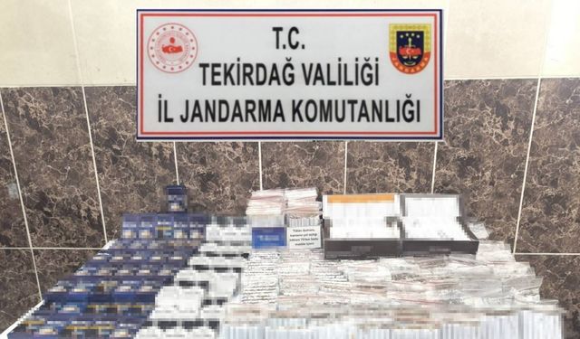 Malkara’da kaçak sigara operasyonu