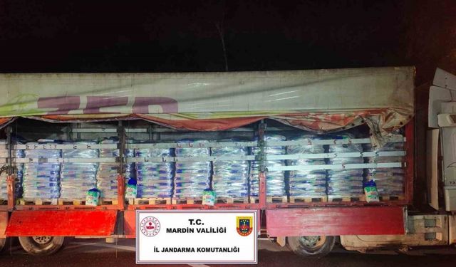 Mardin’de 25 ton sahte toz deterjan ele geçirildi