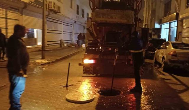 MARSU, gece boyunca yağış mesaisini sürdürdü