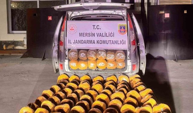 Mersin’de 580 kilo kaçak tütün ele geçirildi