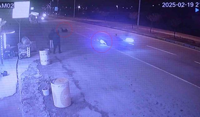 Motosiklet yarışı kazayla sonuçlandı... Metrelerce böyle sürüklendi